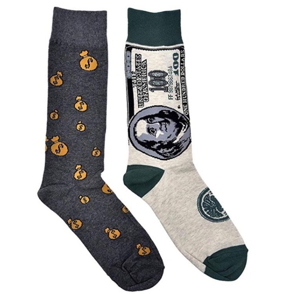Other - Men's Bundle of Benji & money Bags Dress Socks